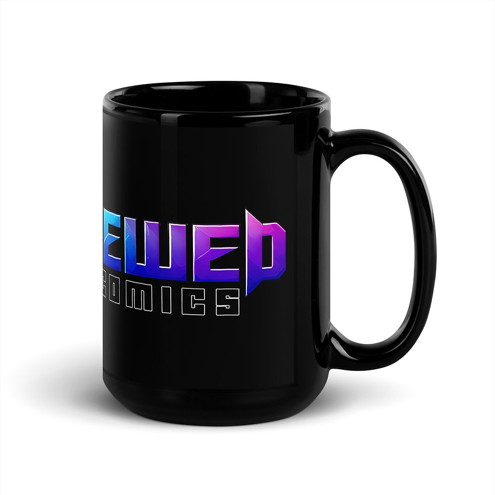 Thumbnail: Black Glossy Homebrewed Comics Mug