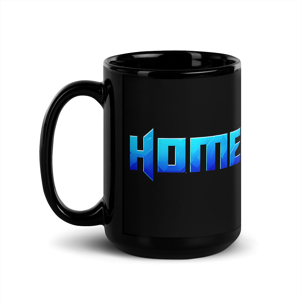 Thumbnail: Black Glossy Homebrewed Comics Mug