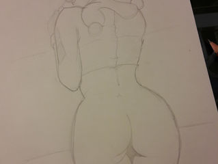 Harley Quinn pin up & lollipop