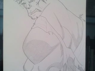 Hulk sketch poker face !? :)