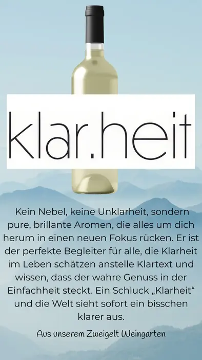 Blanc de Zweigelt weißer Rotwein aus dem Kamptal