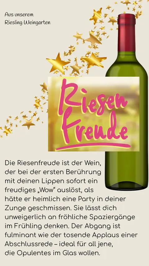 halbtrockener Rheinriesling aus dem Kamptal