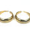 الصورة المصغرة: أقراط خفيفة الوزن مطلية بالذهب الأصفر عيار 18 قيراطًا