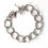 Miniature : Bracelet en argent 925 avec zircon, plaqué rhodium en or blanc 18 carats
