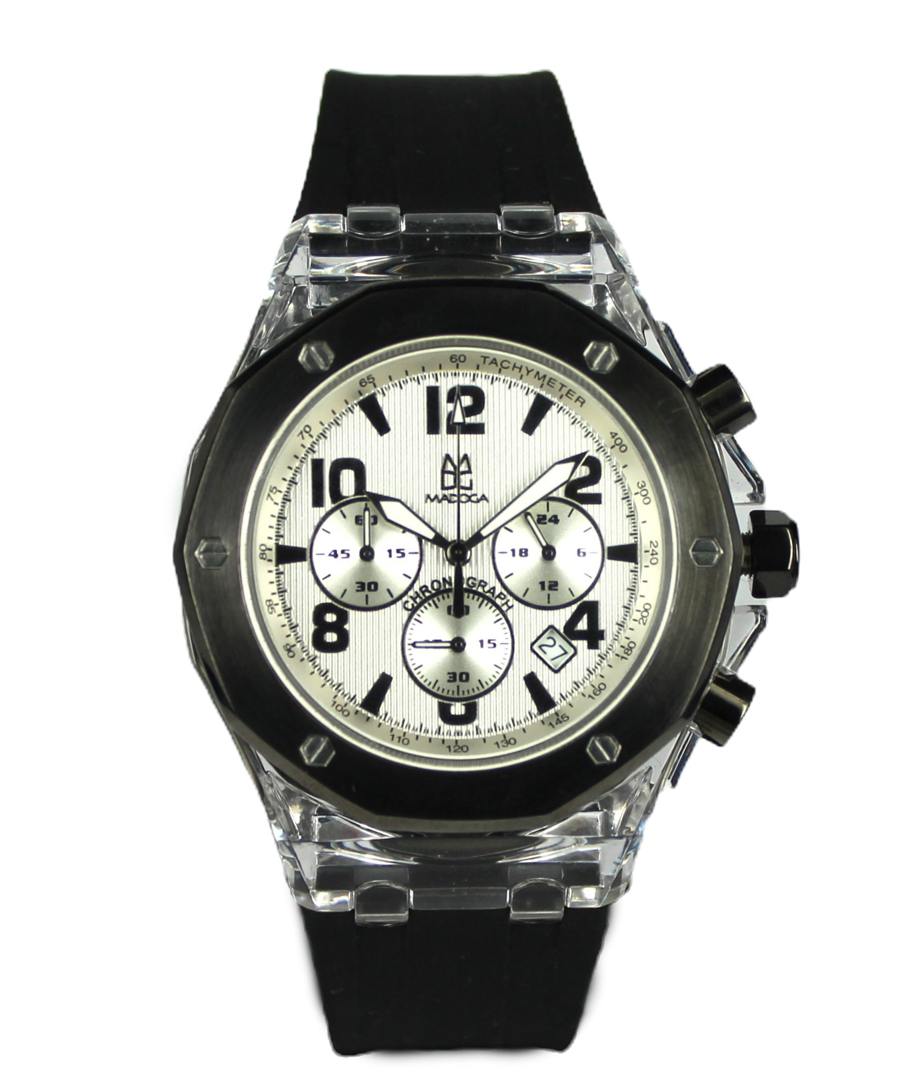 Reloj Madoga modelo Duomo con cronógrafo , calendario, visión nocturna.