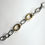 Miniatura: Pulsera de plata 925 Bicolor con baño de rodio en oro blanco 18ktes