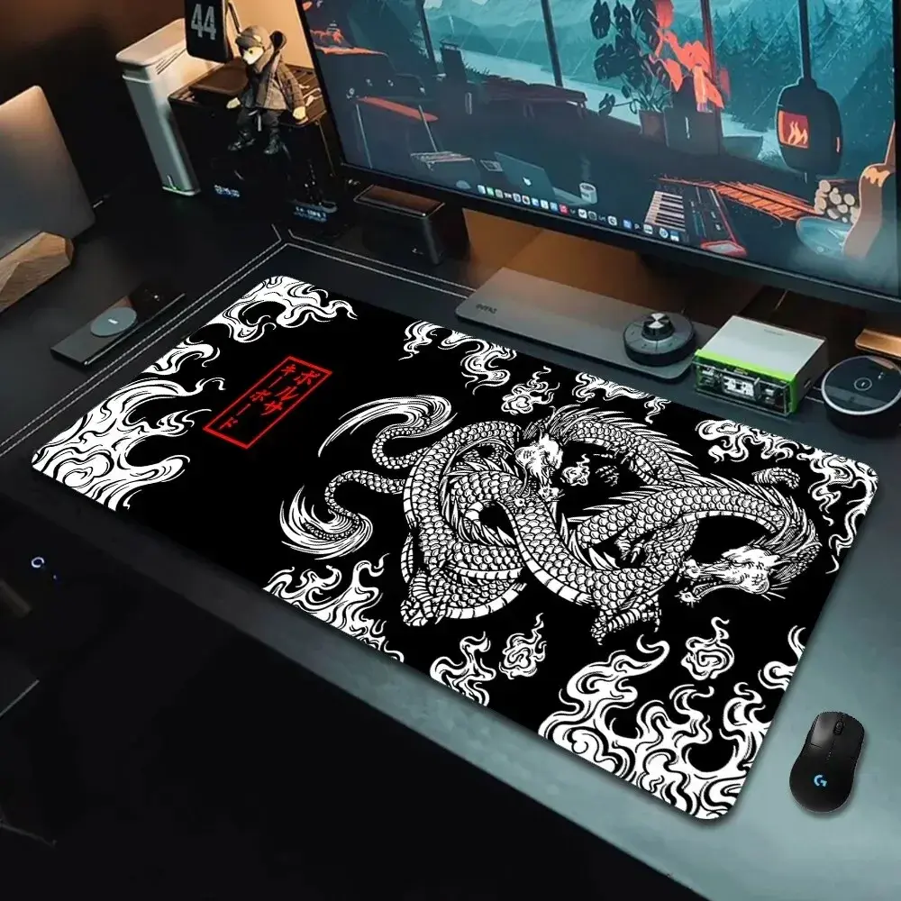 Japanese Dragon  Gaming Mousepad Speed Desk Mat Anime Theme Keyboard Gamer Mouse
