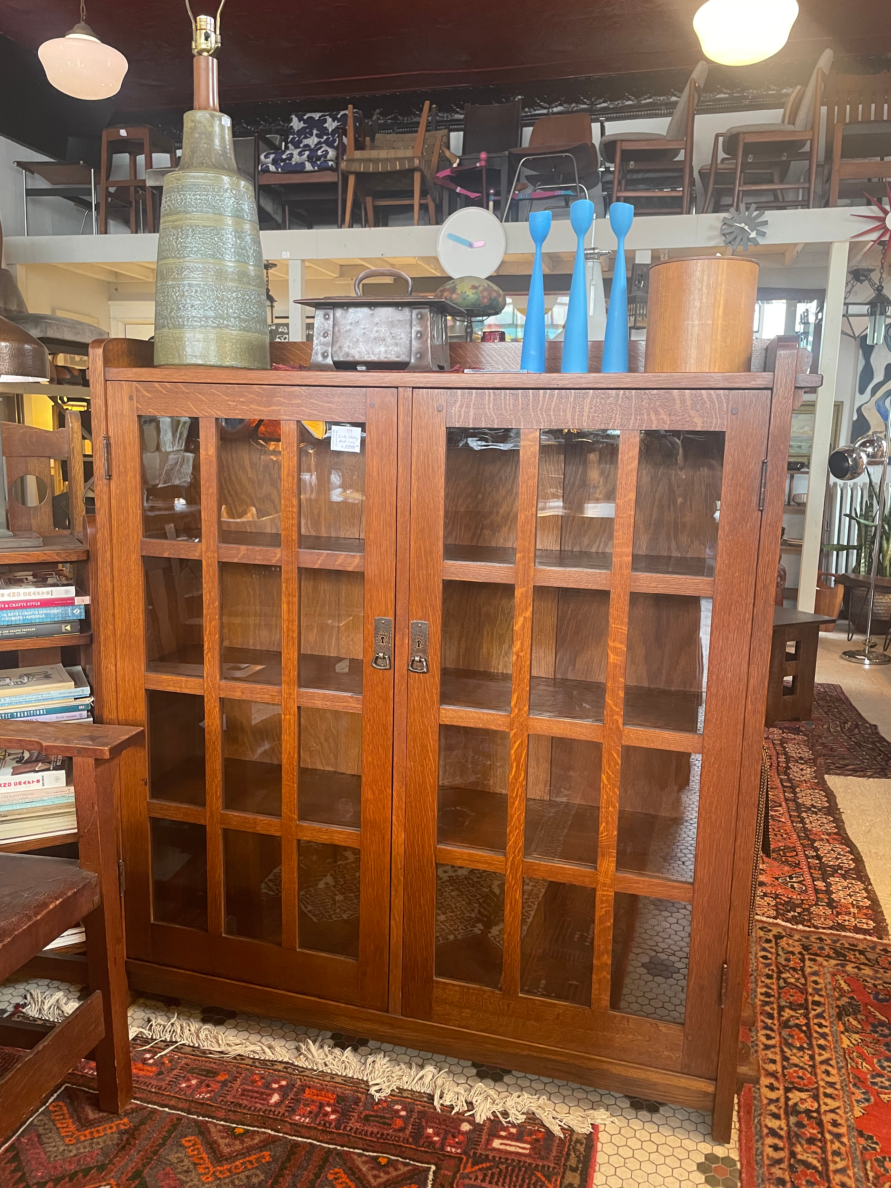 L&JG Stickley Double Door Bookcase