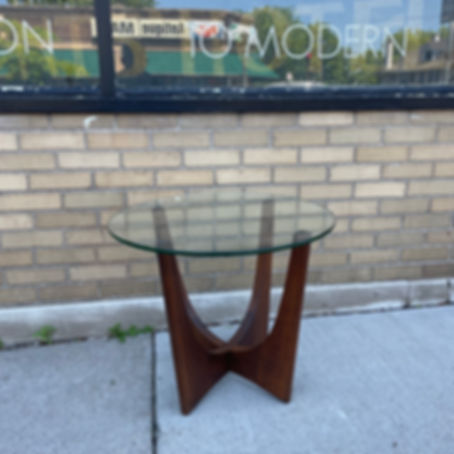 Adrian Pearsall Glass Top End Table