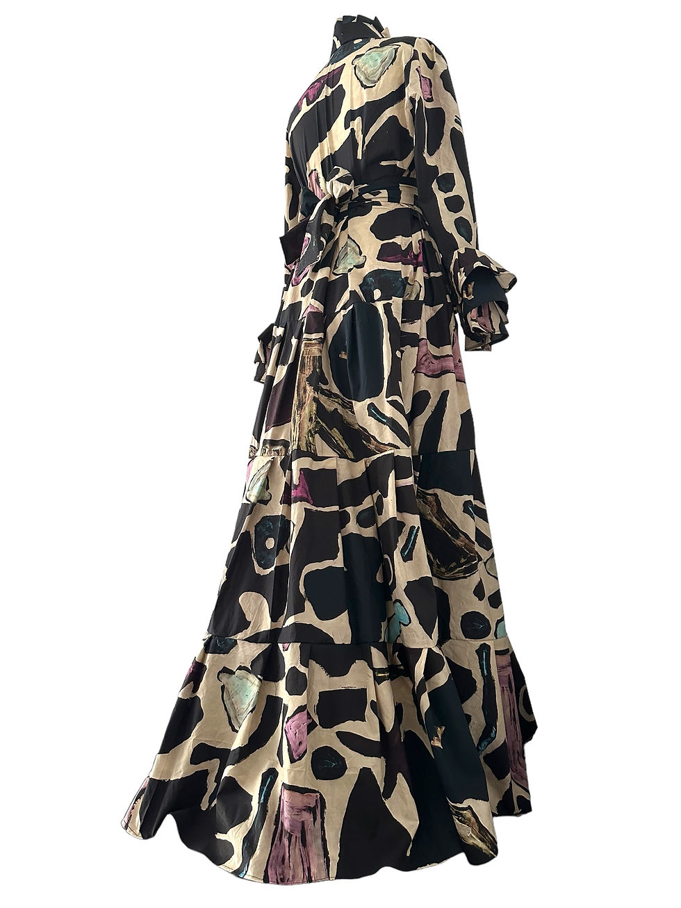 Miniatura: Abito lungo Vinci in cotone leggero 