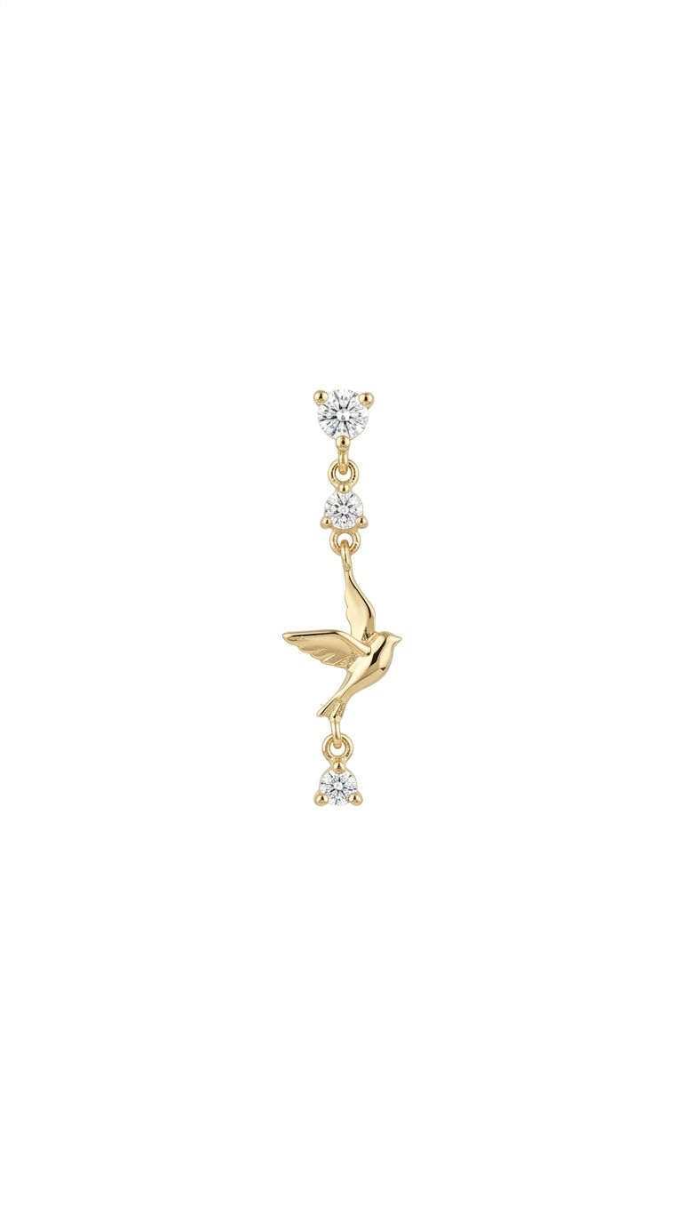 Little bird earring