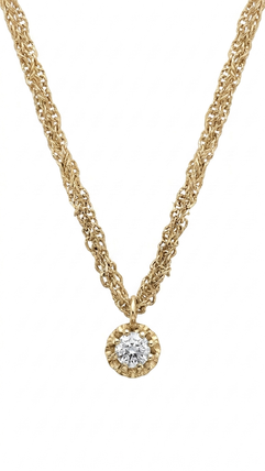 Honey white diamond necklace, beyaz pırlanta altın kolye