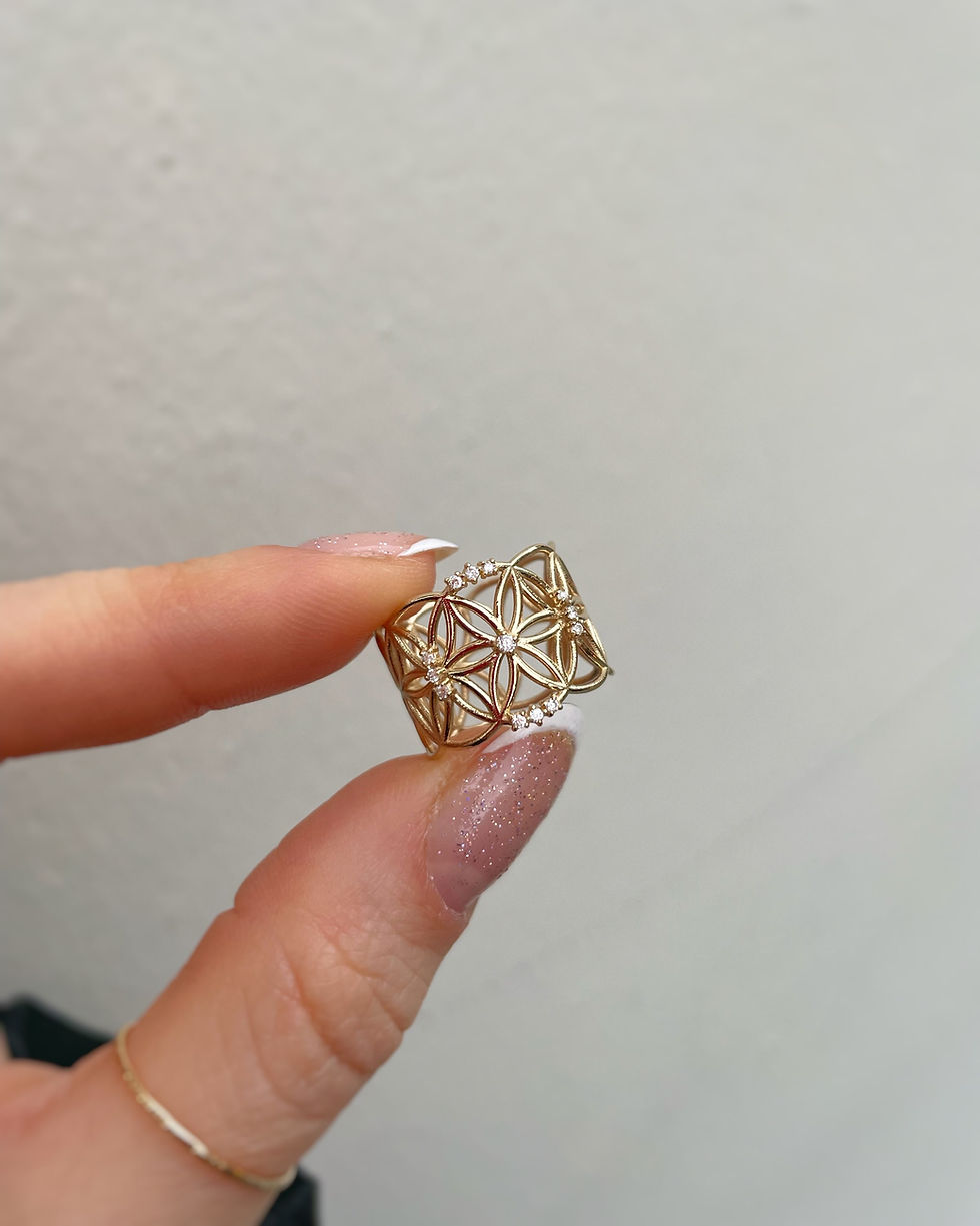 Küçük resim: Life flower ring