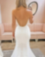 Katie in a wedding dress