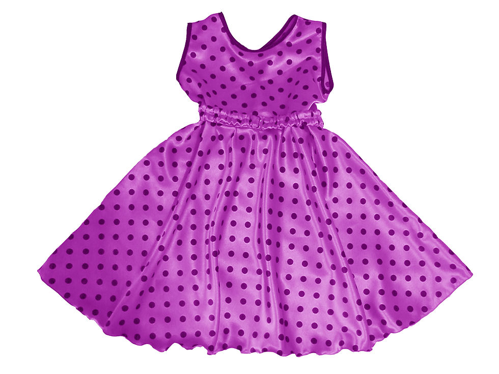 Платье фиолетовое в горох