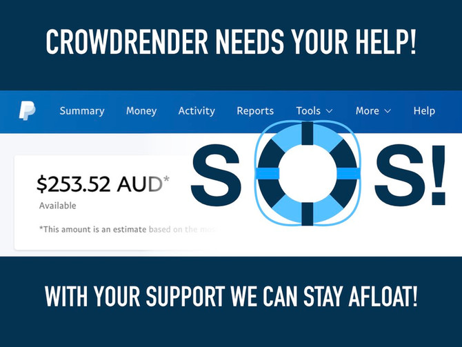 Crowdrender needs assistance!
