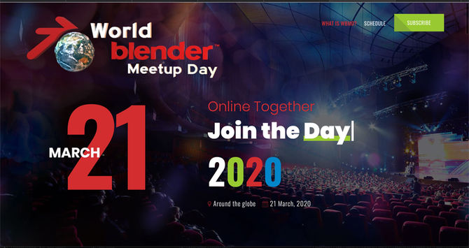 We're presenting at World Blender meetup day - You're invited!