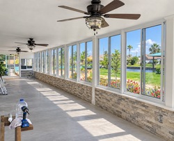 Bright Waterfront Sunroom Under Construction