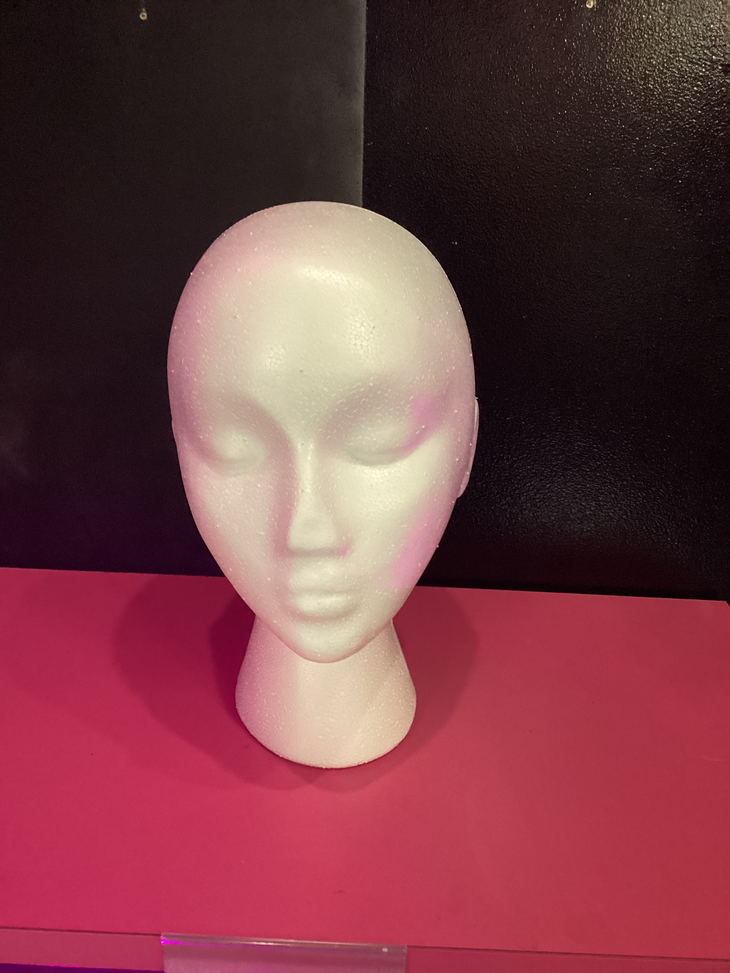 Styrofoam Wig Head
