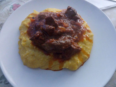 Polenta e cinghiale Toscano