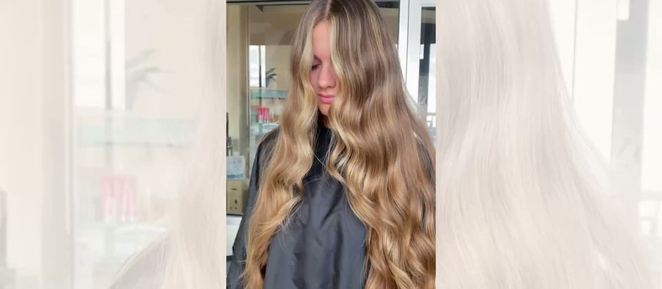 Beautiful blonde doesn't end when you leave the salon.