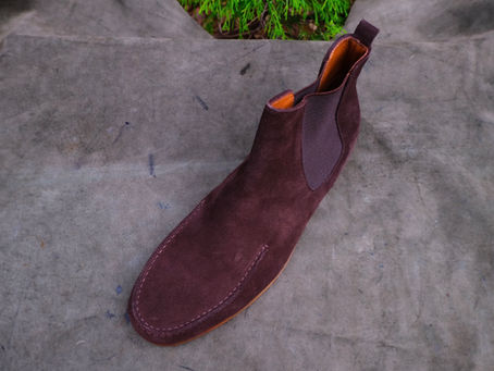 日本未入荷 イタリア製ワラビーブーツ