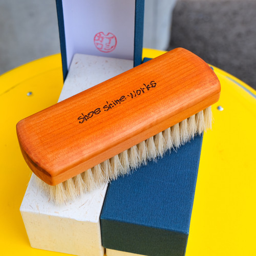 Executive Shoe Brush【Shoe Shine WORKS × Ishikawa Brush】