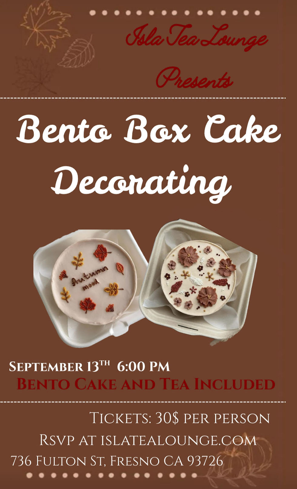 Bento Box Cake Decorating