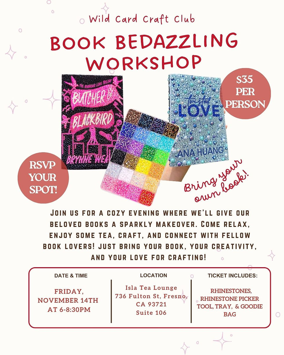 Book Bedazzling Workshop
