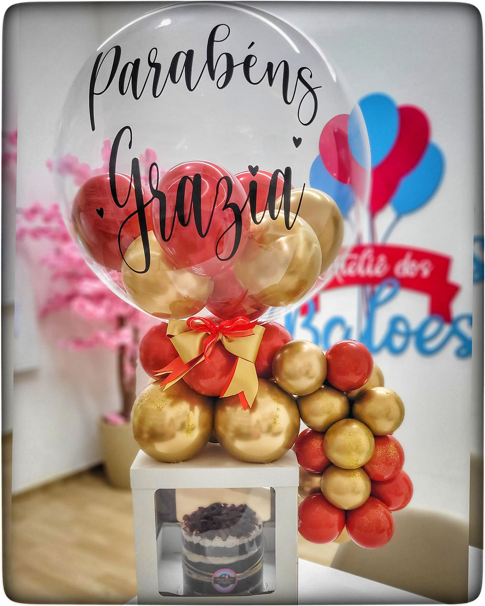 Miniatura: Balloon Cake Madrid | com Bolo 1kg