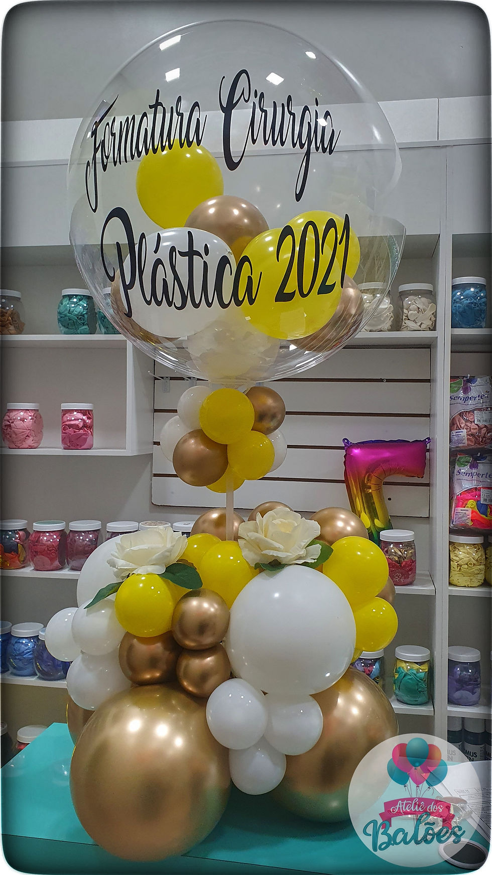 Miniatura: Bubble Roma | Balões Personalizados para Mesa