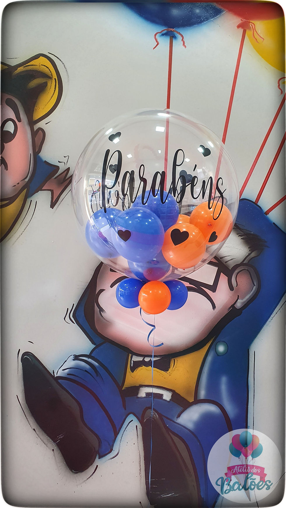 Miniatura: Bubble Haia Médio | Balões Personalizados