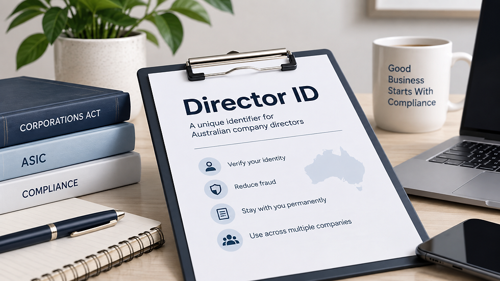 Director ID initiative highlights streamlined identity verification for Australian company directors, aiming to reduce fraud and ensure compliance across multiple companies.