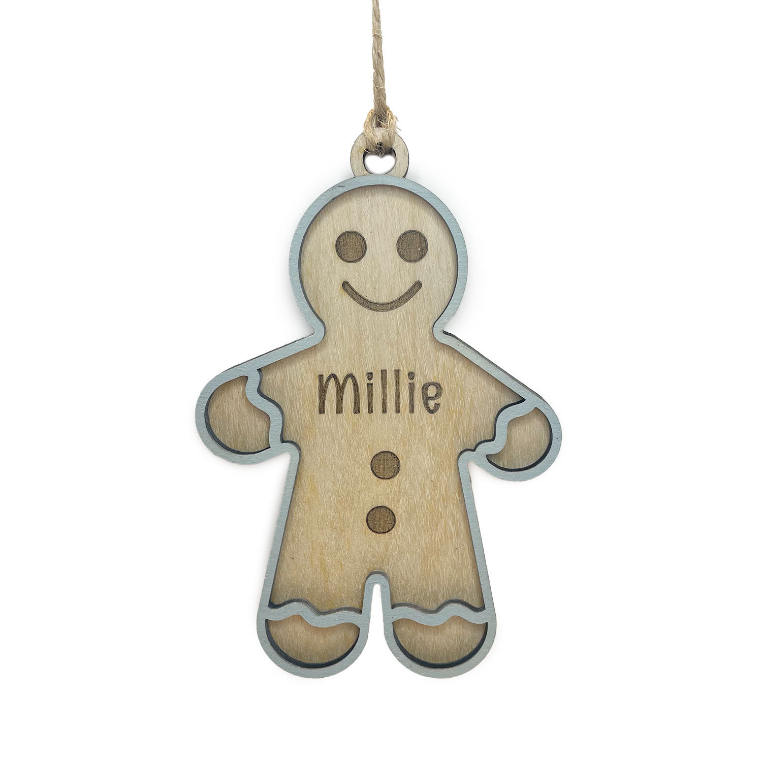 Christmas - Gingerbread Biscuit Custom Ornament
