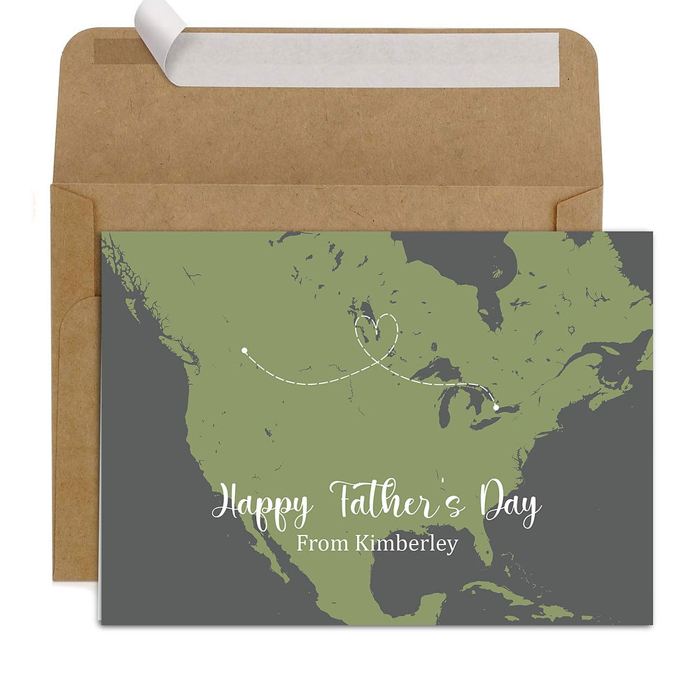 Thumbnail: Father's Day Card - Map Card
