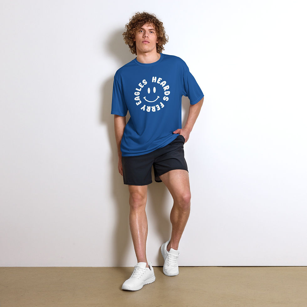 Thumbnail: DROPSHIP ONLY: Feelin' Groovy Blue/White DRI-FIT [adult]