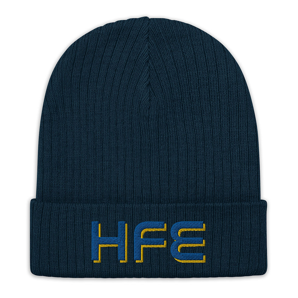 Thumbnail: EMBROIDERED NASA SPACE LOGO Ribbed knit beanie [ADULT ONE SIZE]