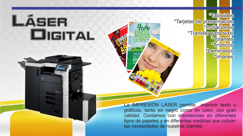 IMPRESIÓN DIGITAL LASER | imprentabeij