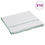 Thumbnail: vidaXL Cleaning Cloths 10 pcs White with Green Stripes 50x60 cm