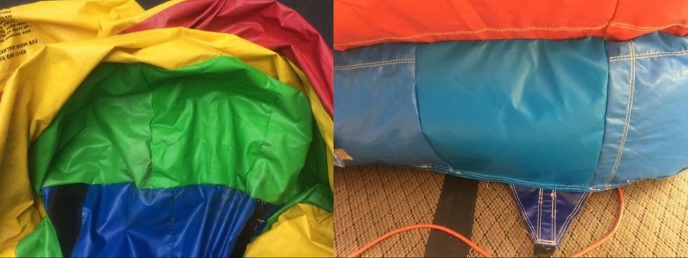 Bounce house repair