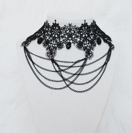 Thumbnail: Black Lace Choker