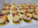 Gluten Free Raspberry Swirl Mini Cheesecakes