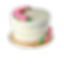 Semi-naked Rosette Cake