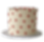 Mini Hearts Cake