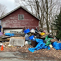 removing the junk and garbage from customer's house