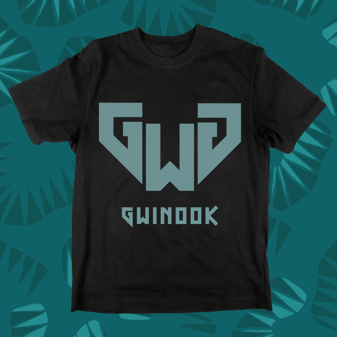 GWINOOK BASIC - Black & Aquamarine