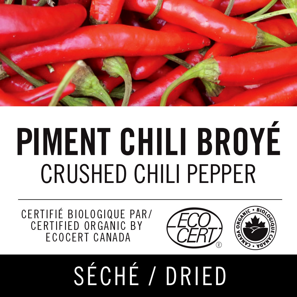 Piment chili broyé - Crushed chili pepper