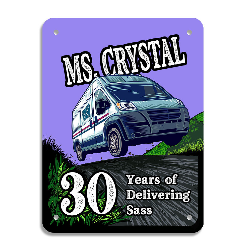 Thumbnail: Personalized Aluminum Sign - Perfect for POSTAL RETIREMENT