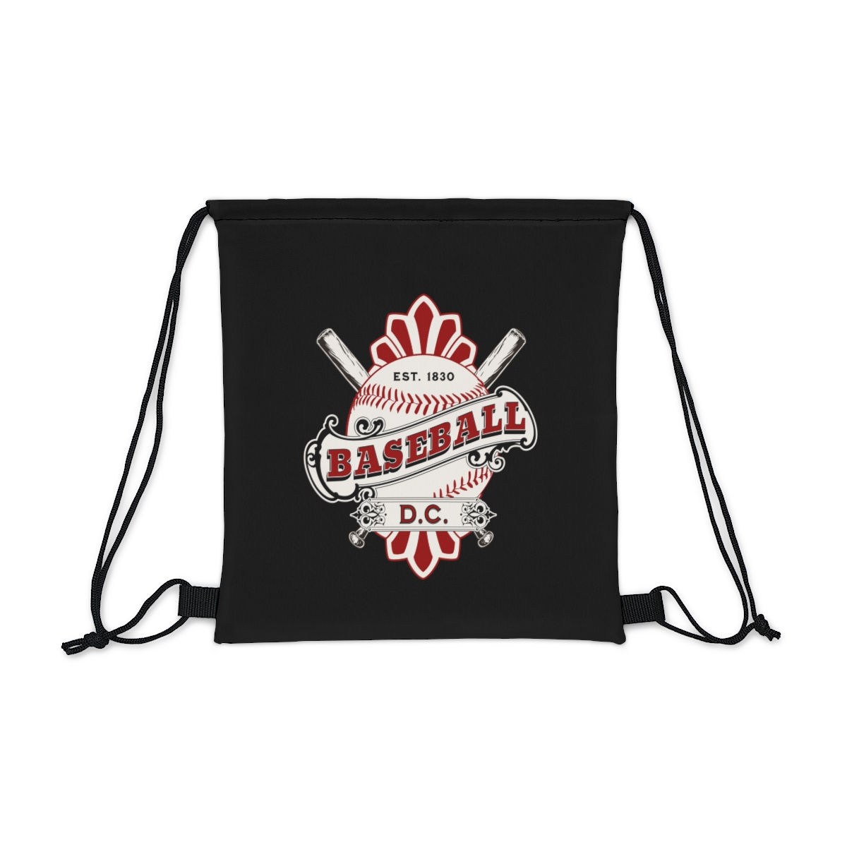 DC Baseball: Outdoor Drawstring Bag