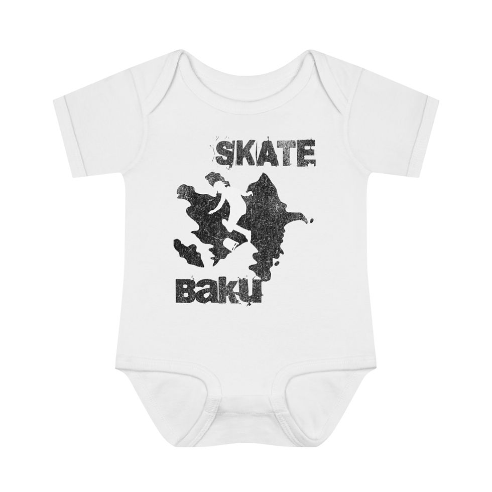 Thumbnail: Skate Baku: Infant Baby Rib Bodysuit